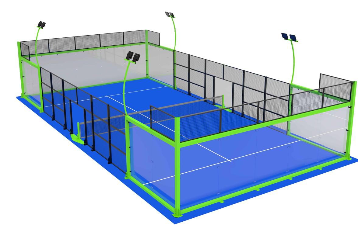PS-02 Panoramic Popular padel court